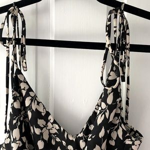 Thrifted hawaiian mid length dress